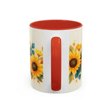 Every Day Is A Fresh Start mug | Floral sunflower coffee mug