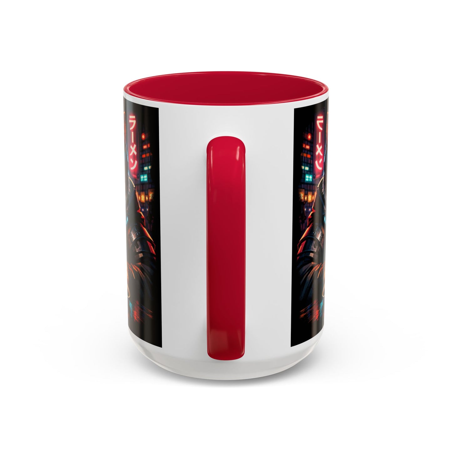 Cyberpunk Sushi Cat Mug | 11oz 15oz Ceramic Coffee Cup