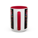 Cyberpunk Sushi Cat Mug | 11oz 15oz Ceramic Coffee Cup