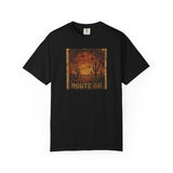 Route 66 Desert Sunset T-shirt | Vintage Road Trip Tee