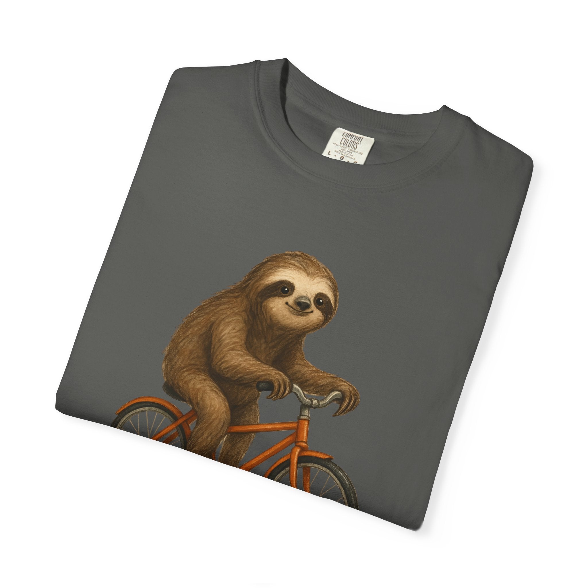 Sloth Bicycle Shirt – Funny Riding Bike Illustration Tees for Cycling Lover