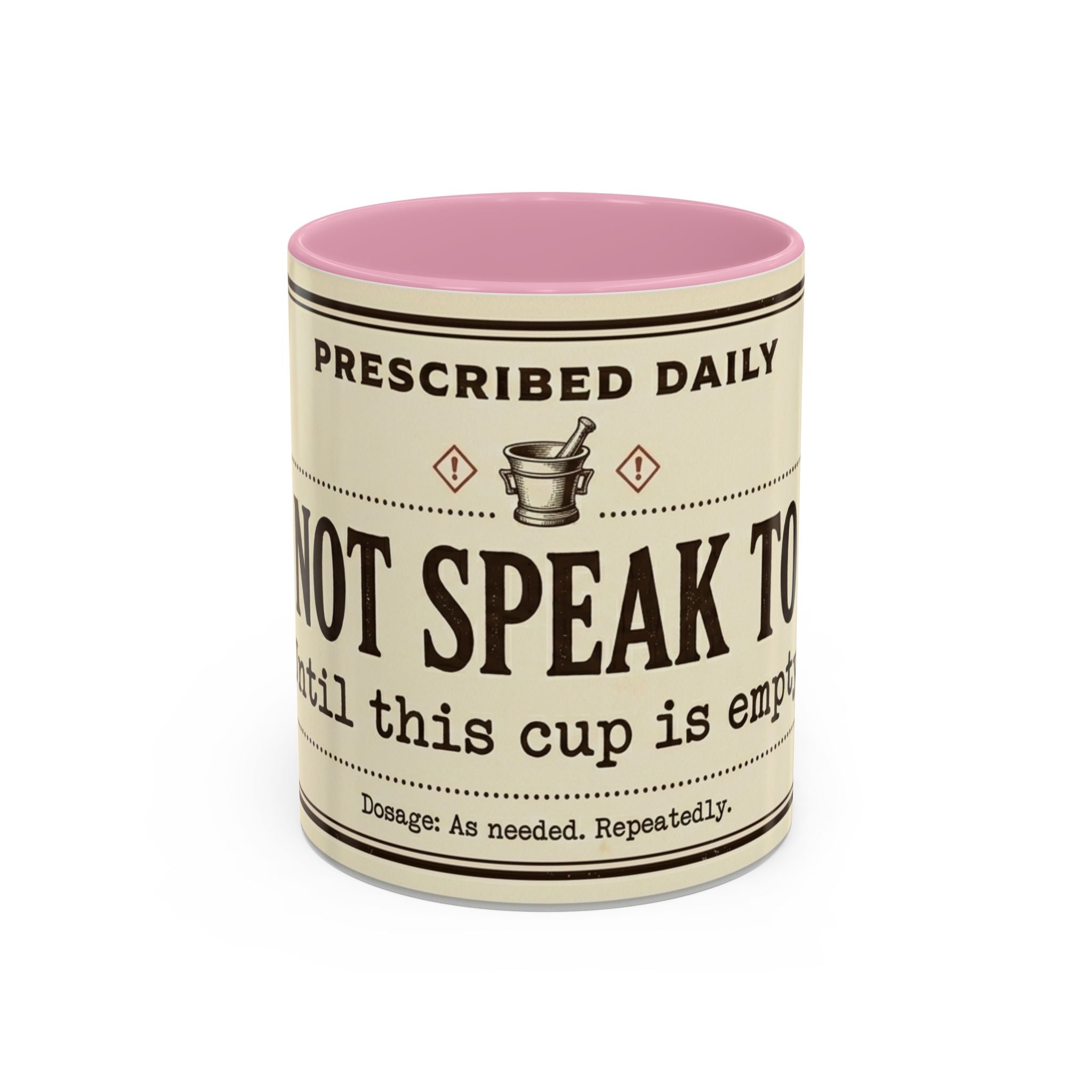 Do Not Speak To Me Mug | Prescription Coffee Mug, Funny Morning Quote