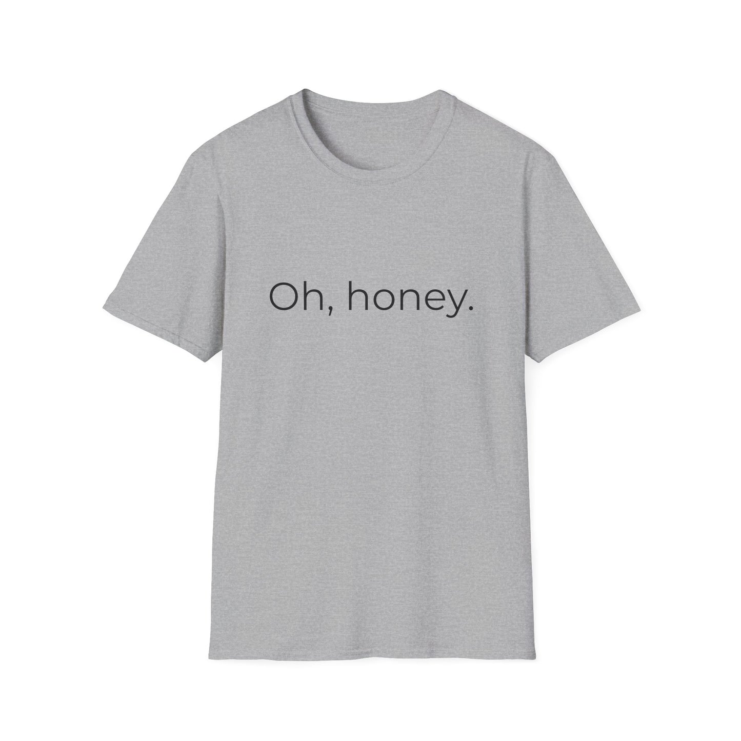 Oh, Honey T-Shirt | Minimal Script Typography Tee