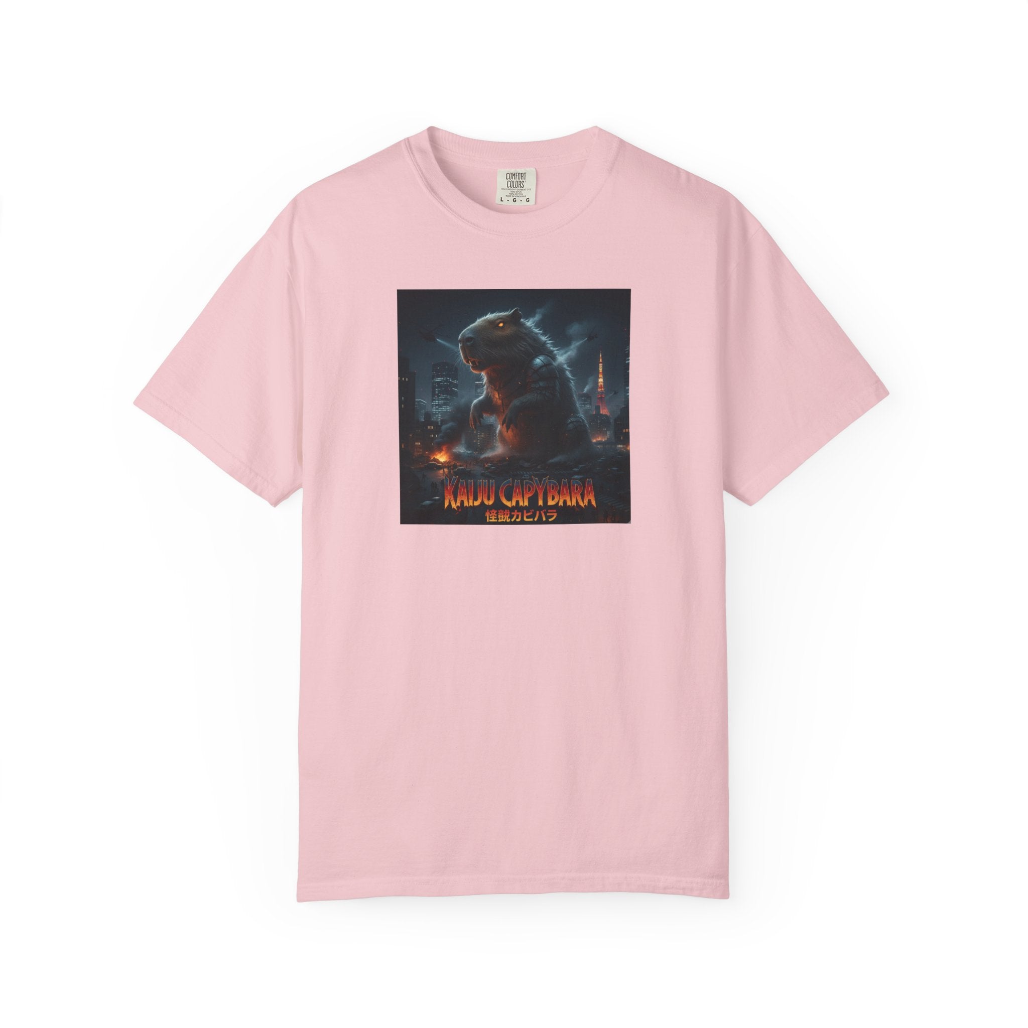 Kaiju Capybara T-shirt | Giant Monster Rodent Graphic Tee