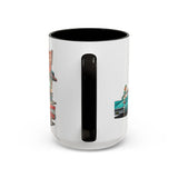1950s Diner Scene Mug | Retro Car Hop Coffee Cup