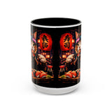Cyberpunk Sushi Cat Mug | 11oz 15oz Ceramic Coffee Cup