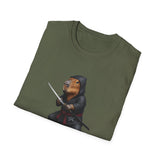 Stealthy Capybara Warrior T-Shirt | Zen Assassin Tactical Capy