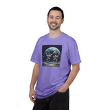 Gator Lunar Pickleball  T-shirt | Earth Background, Spacewalk Illustration