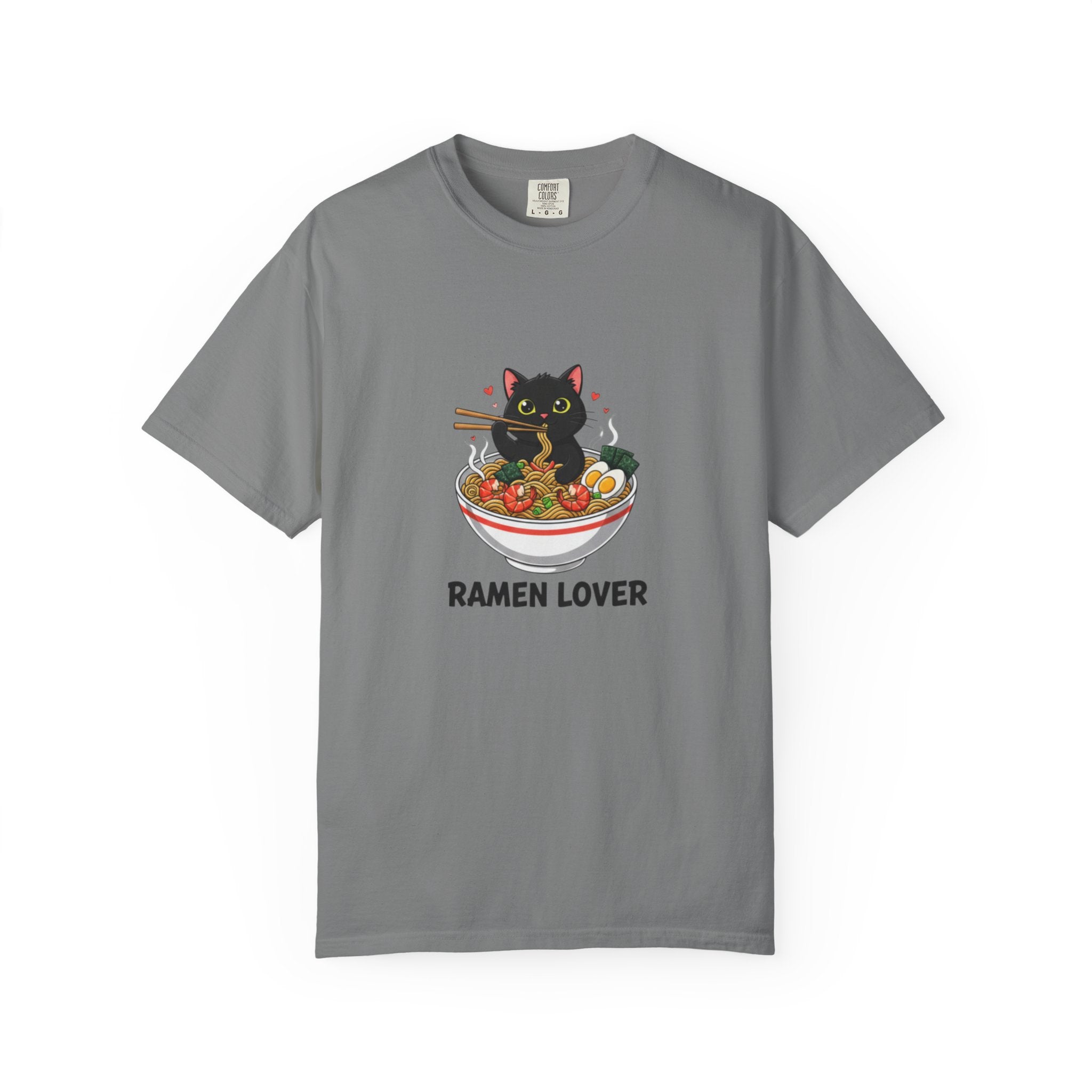 Ramen Cat Garment-Dyed T-shirt