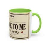 Do Not Speak To Me Mug | Prescription Coffee Mug, Funny Morning Quote