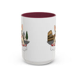 French Bulldog Pasta in Rome Mug | Ceramic Coffee Cup