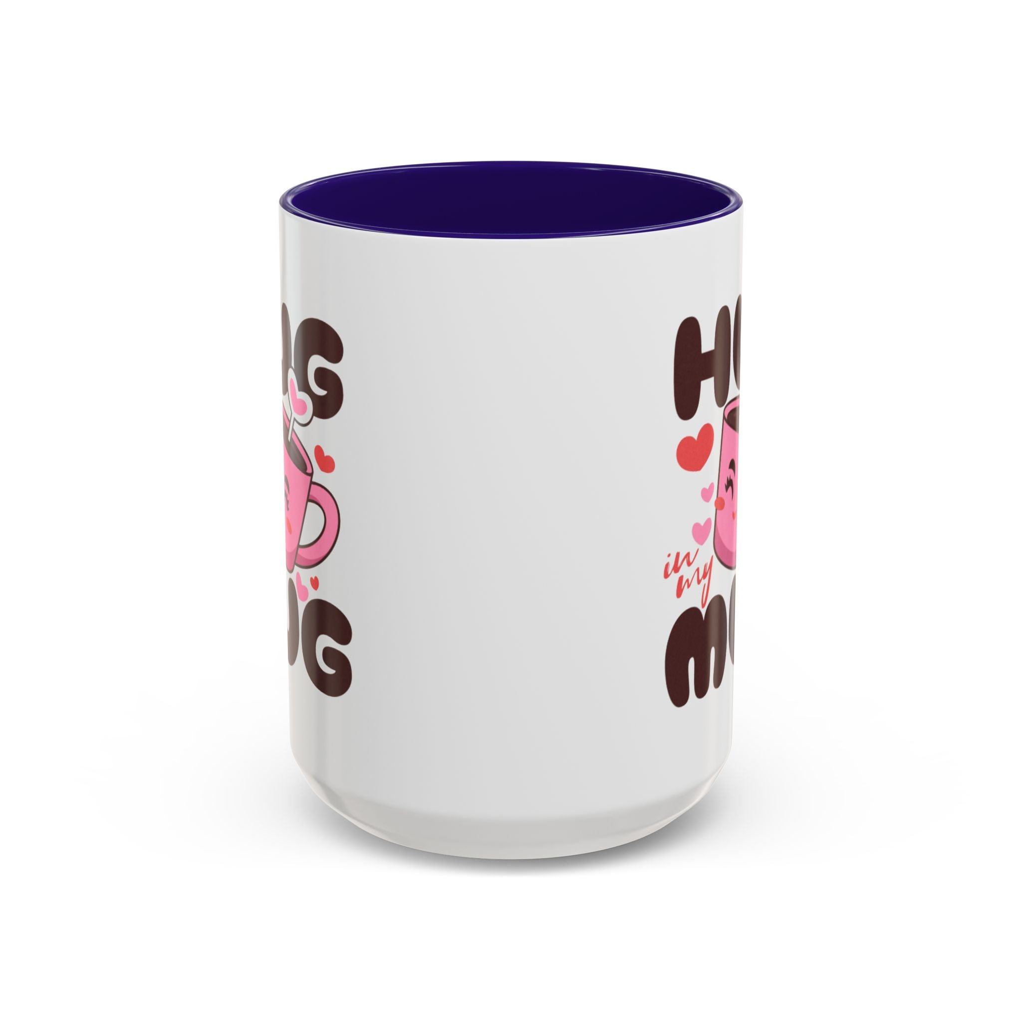 Hug in My Mug Mug | Cute Pink Cup, Heart Coffee Design