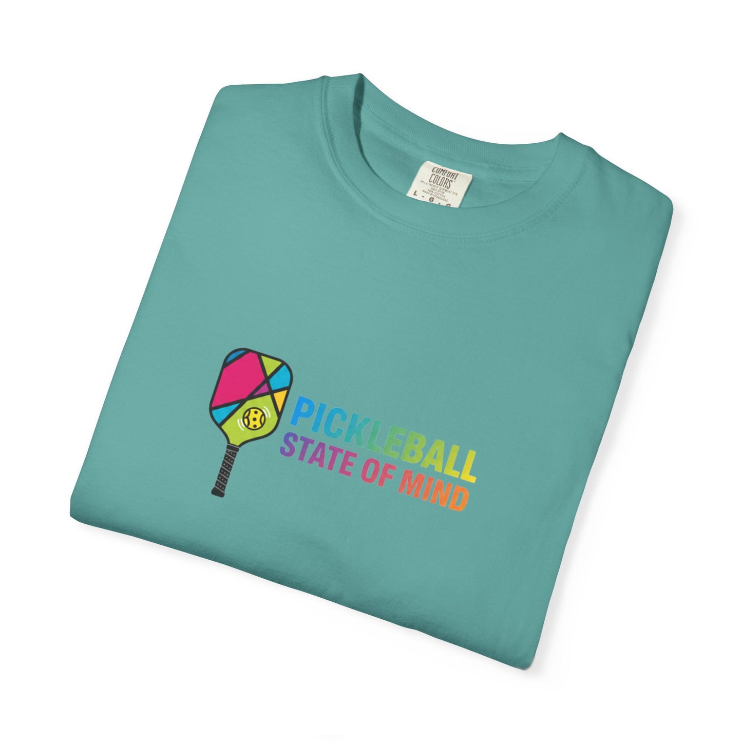 Pickleball State of Mind T-shirt | Colorful Paddle Graphic