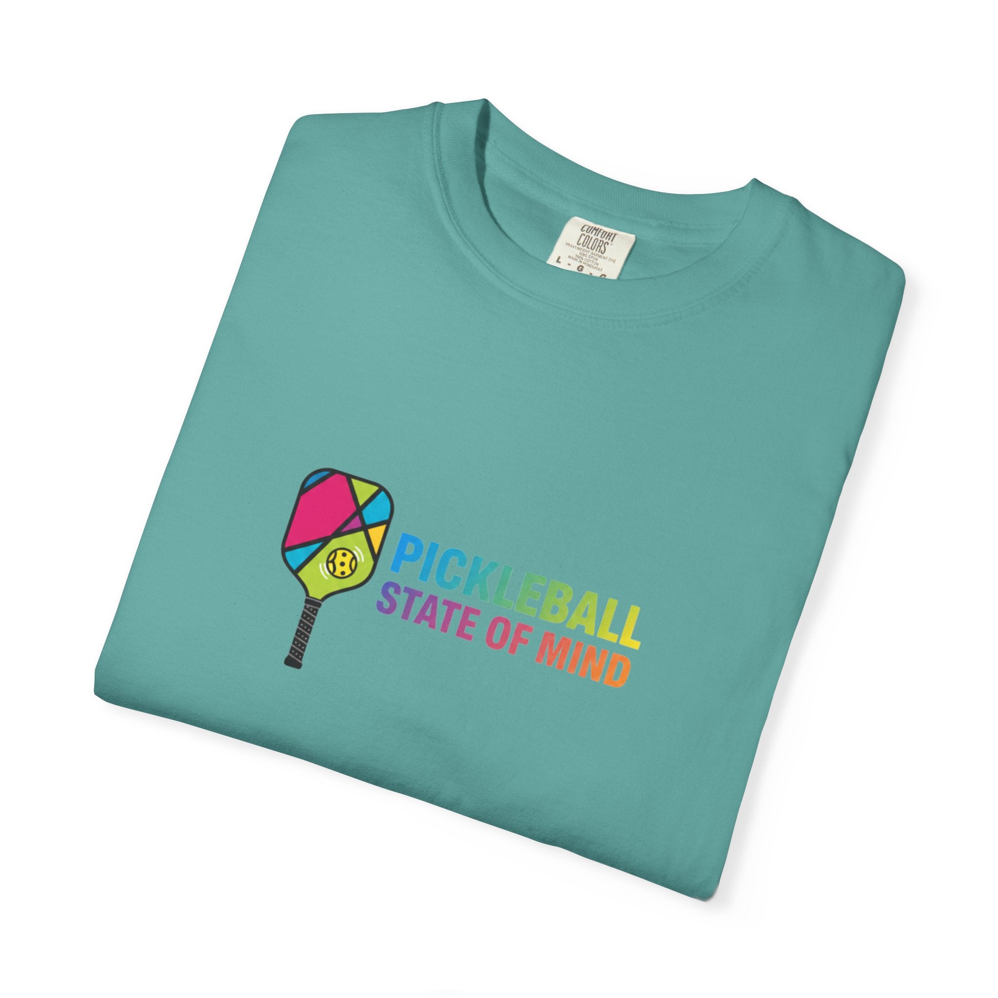 Pickleball State of Mind T-shirt | Colorful Paddle Graphic