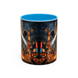 Catzilla Tokyo Cityscape Mug | Color Interior 11oz 15oz