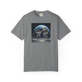 Gator Lunar Pickleball  T-shirt | Earth Background, Spacewalk Illustration