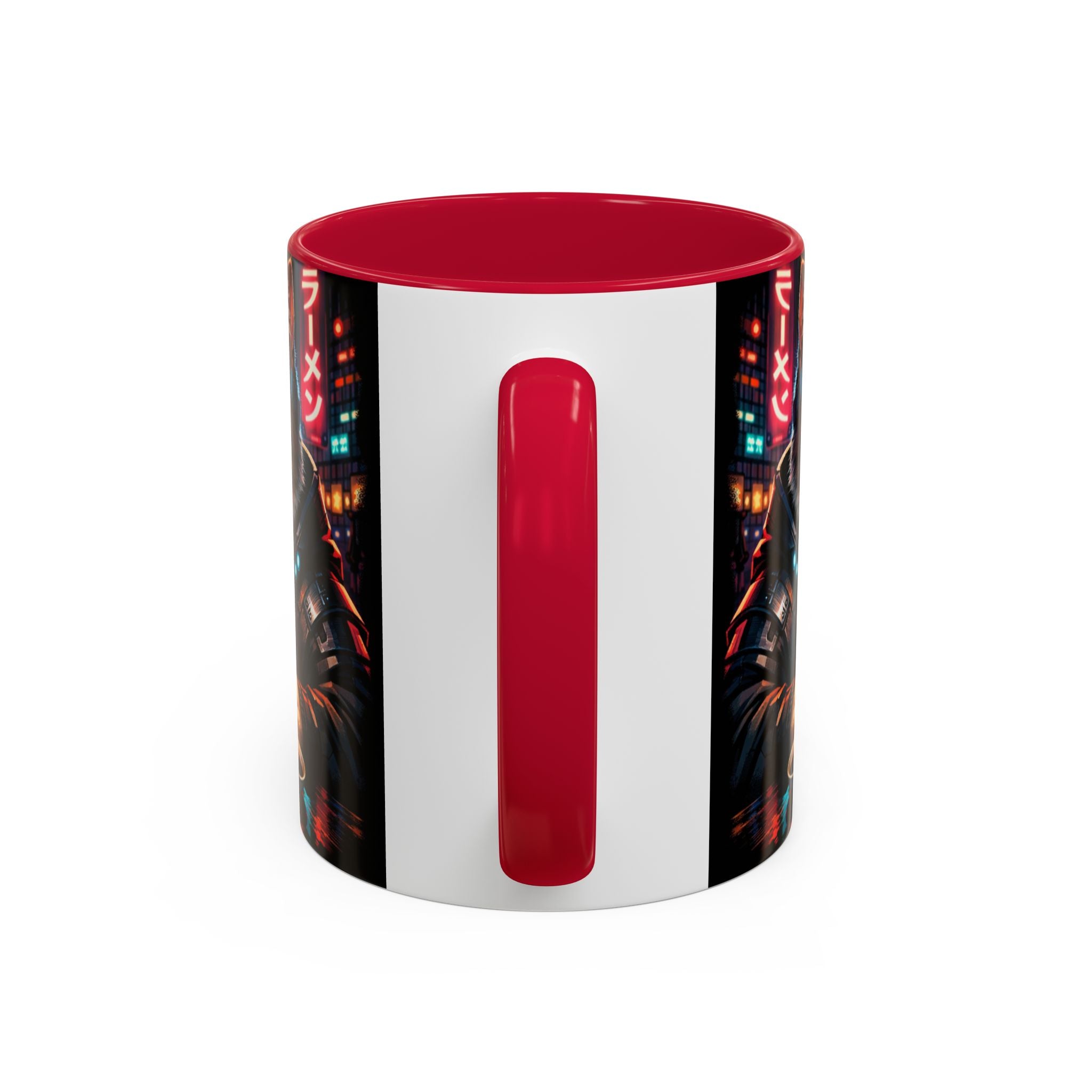 Cyberpunk Sushi Cat Mug | 11oz 15oz Ceramic Coffee Cup