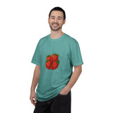 Strawberry Cluster T-shirt | Retro Floral Fruit Illustration
