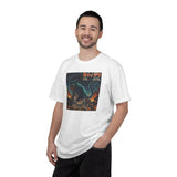 Giant Neon Cat Rampage T-Shirt | Retro City Kaiju Artwork
