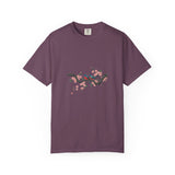 Birds on Cherry Blossom Branch T-Shirt | Japanese Floral Illustration