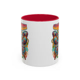 Groovy Mama Butterfly Mug | Retro Psychedelic Floral Design