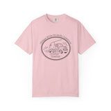 Vintage Semi Truck Line Art T-Shirt | Trucker Logo Tee