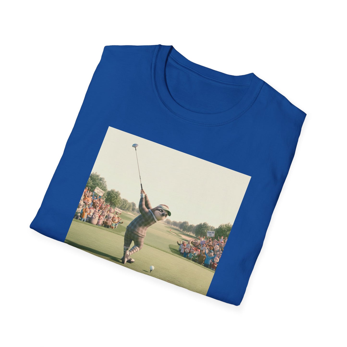 Sloth Golfer 3D Animation T-Shirt | Cinematic CGI Sporting Character