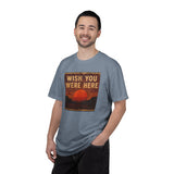 Wish You Were Here Sunset T-shirt | Vintage Sunset Graphic