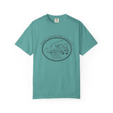 Vintage Semi Truck Line Art T-Shirt | Trucker Logo Tee