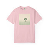 Solitary Tree Minimalist Artwork T-Shirt | Nature Square Print