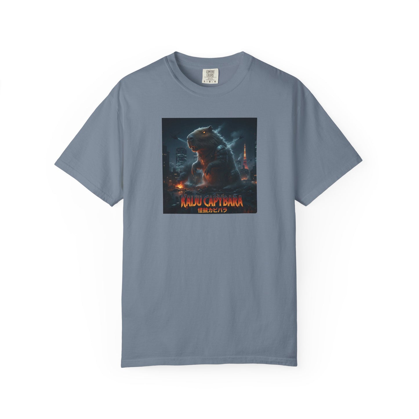 Kaiju Capybara T-shirt | Giant Monster Rodent Graphic Tee