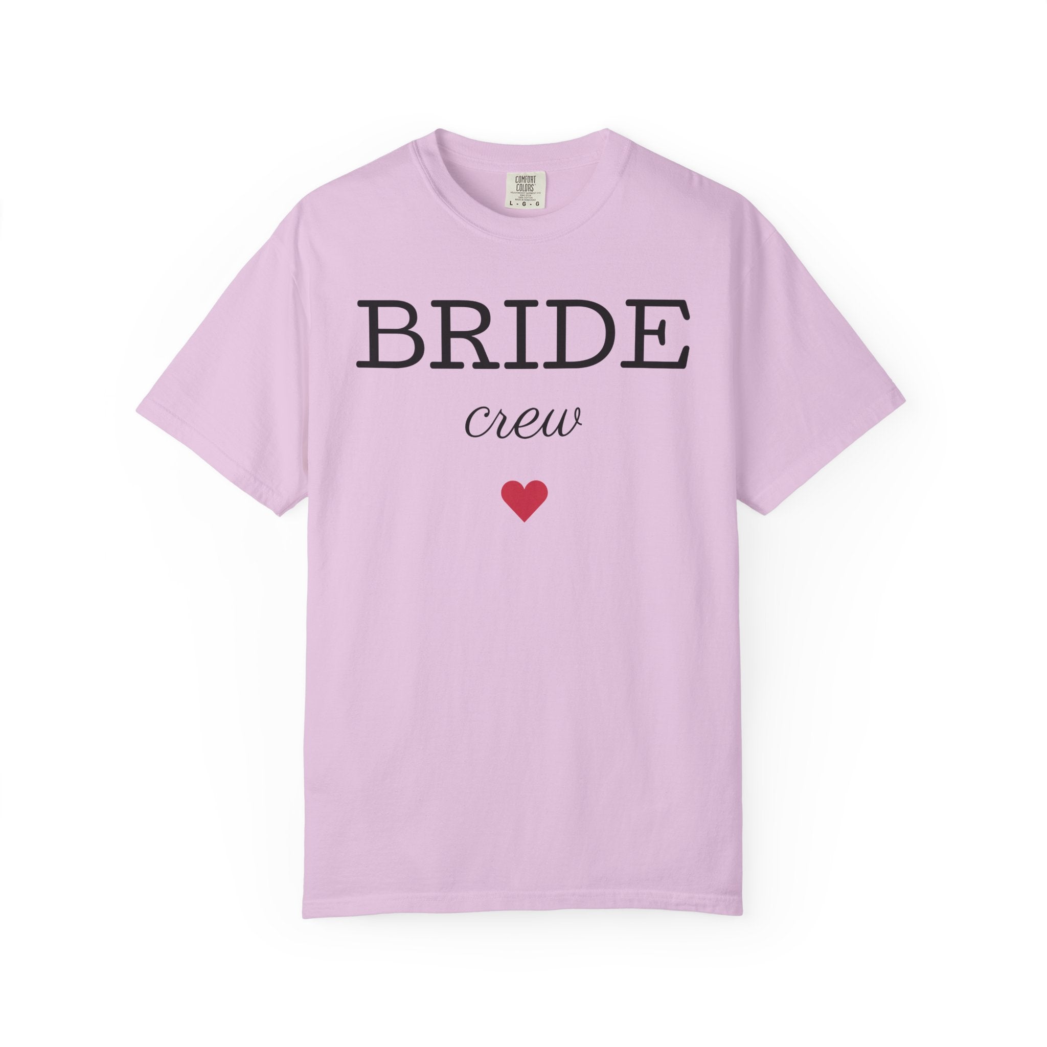 Bride Crew T-Shirt | Bachelorette Party Tee, Heart Bridesmaid Shirt