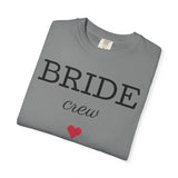 Bride Crew T-Shirt | Bachelorette Party Tee, Heart Bridesmaid Shirt