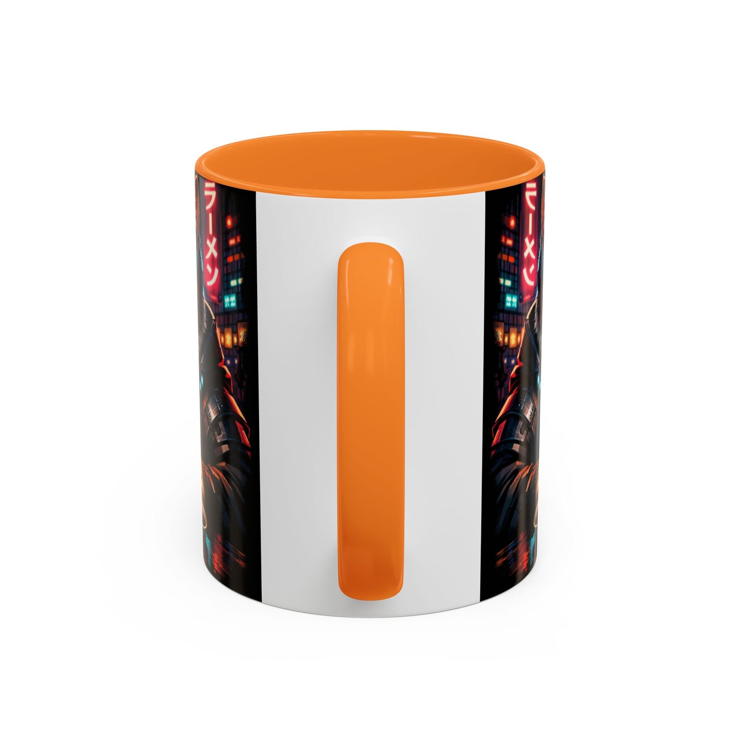 Cyberpunk Sushi Cat Mug | 11oz 15oz Ceramic Coffee Cup
