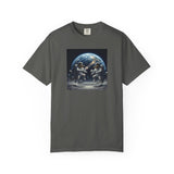 Gator Lunar Pickleball  T-shirt | Earth Background, Spacewalk Illustration