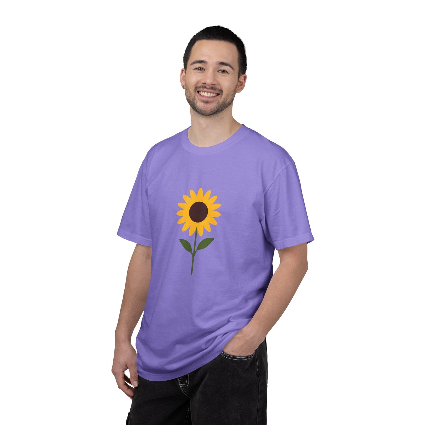 Sunflower Graphic T-shirt | Minimal Floral Tee