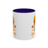 Blooming Sunflower Mug | Yoga Meditating Sunflower Ceramic Mug