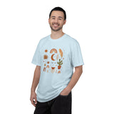 Boho Icons Mosaic T-Shirt | Crescent Moon Cactus Rainbows