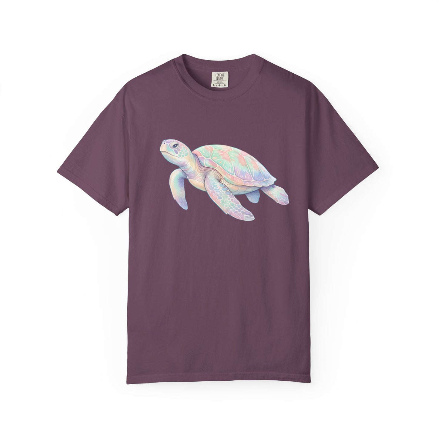 Pastel Sea Turtle T-shirt | Watercolor Marine Life Tee