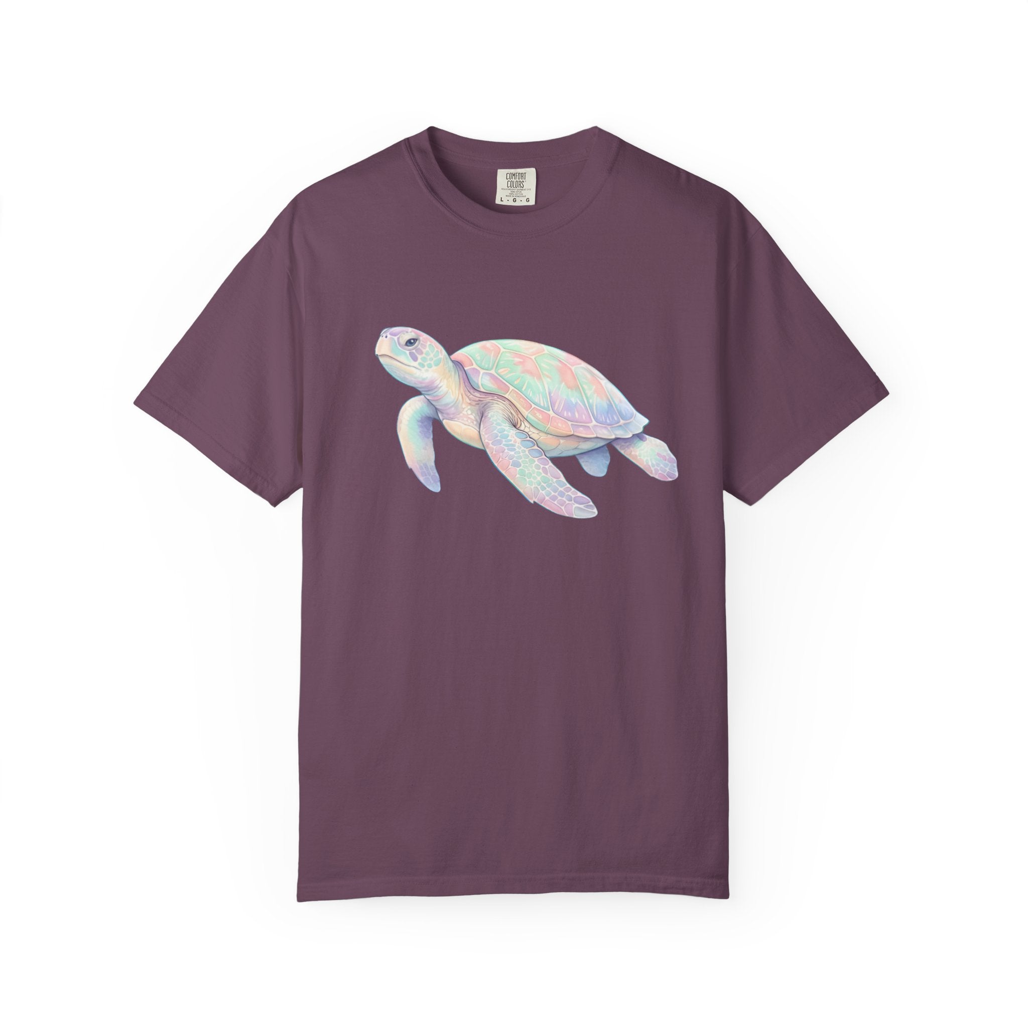 Pastel Sea Turtle T-shirt | Watercolor Marine Life Tee