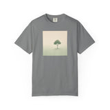 Solitary Tree Minimalist Artwork T-Shirt | Nature Square Print