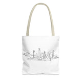 Seattle Emerald City Line Art Tote