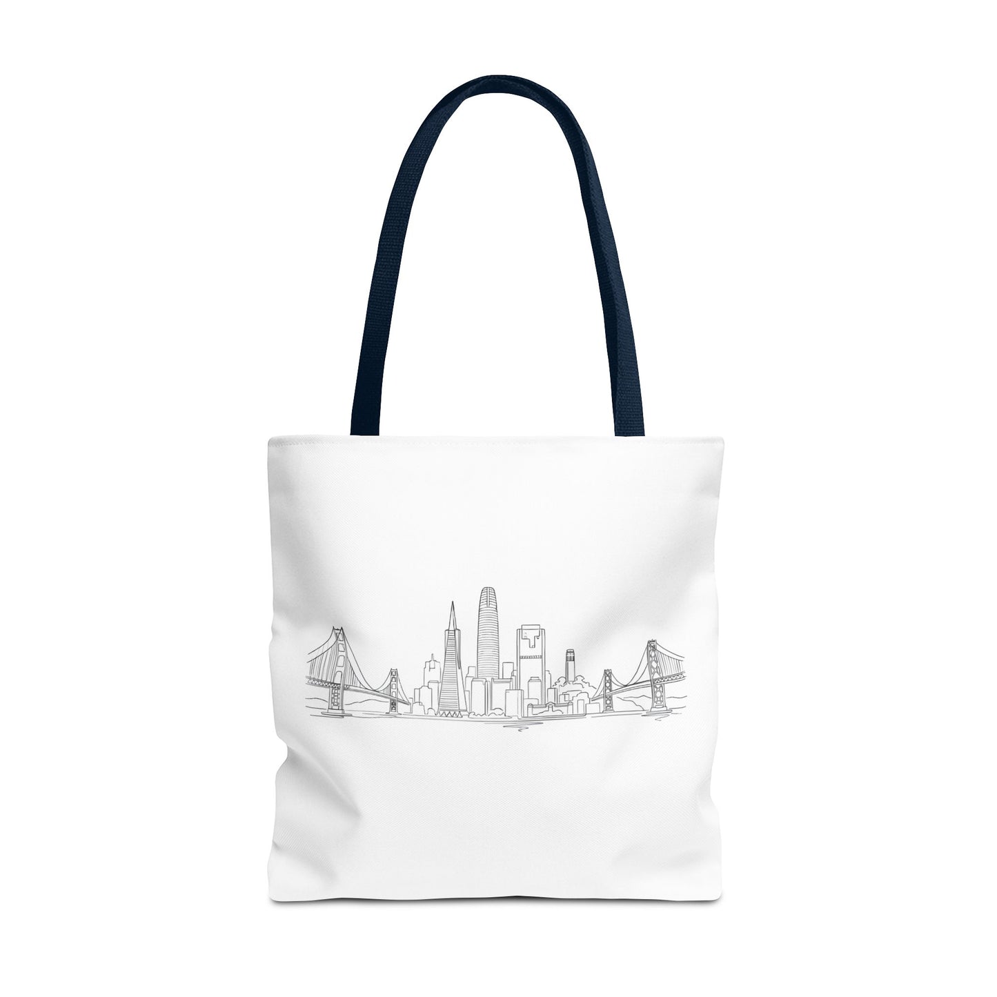 San Francisco Skyline Tote Bag | Minimal City Line Art