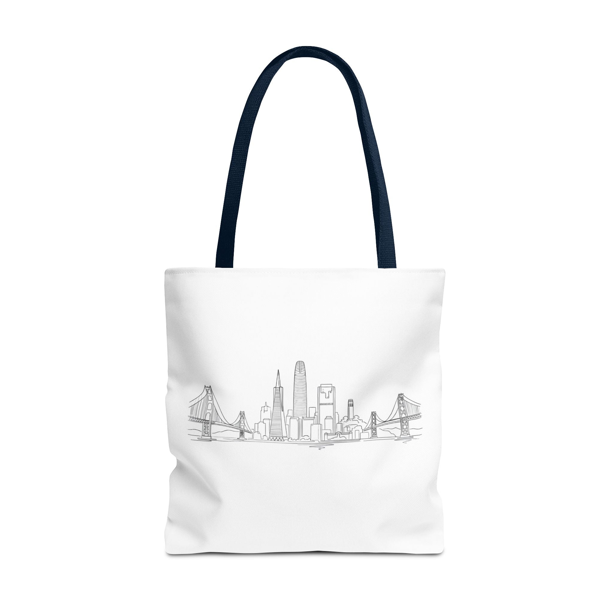 San Francisco Skyline Tote Bag | Minimal City Line Art