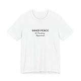 Inner Peace Pending Approval T-Shirt | Minimal Text Tee, White Crewneck