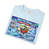 Arctic Dink Polar Bear Pickleball T-Shirt | Retro Game Art