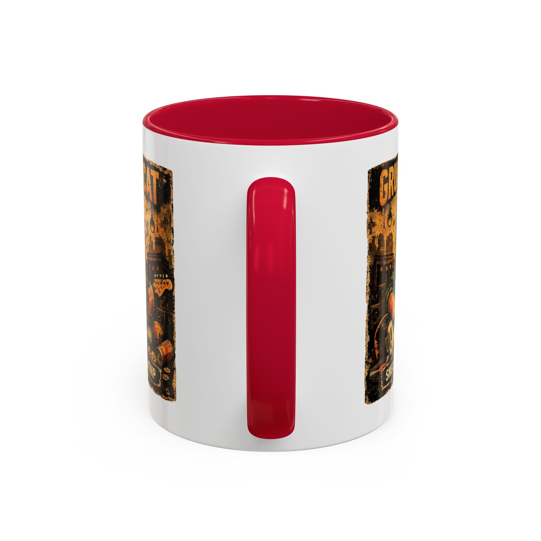 Grunge Cat Smells Like Catnip Mug | Ceramic Coffee Cup