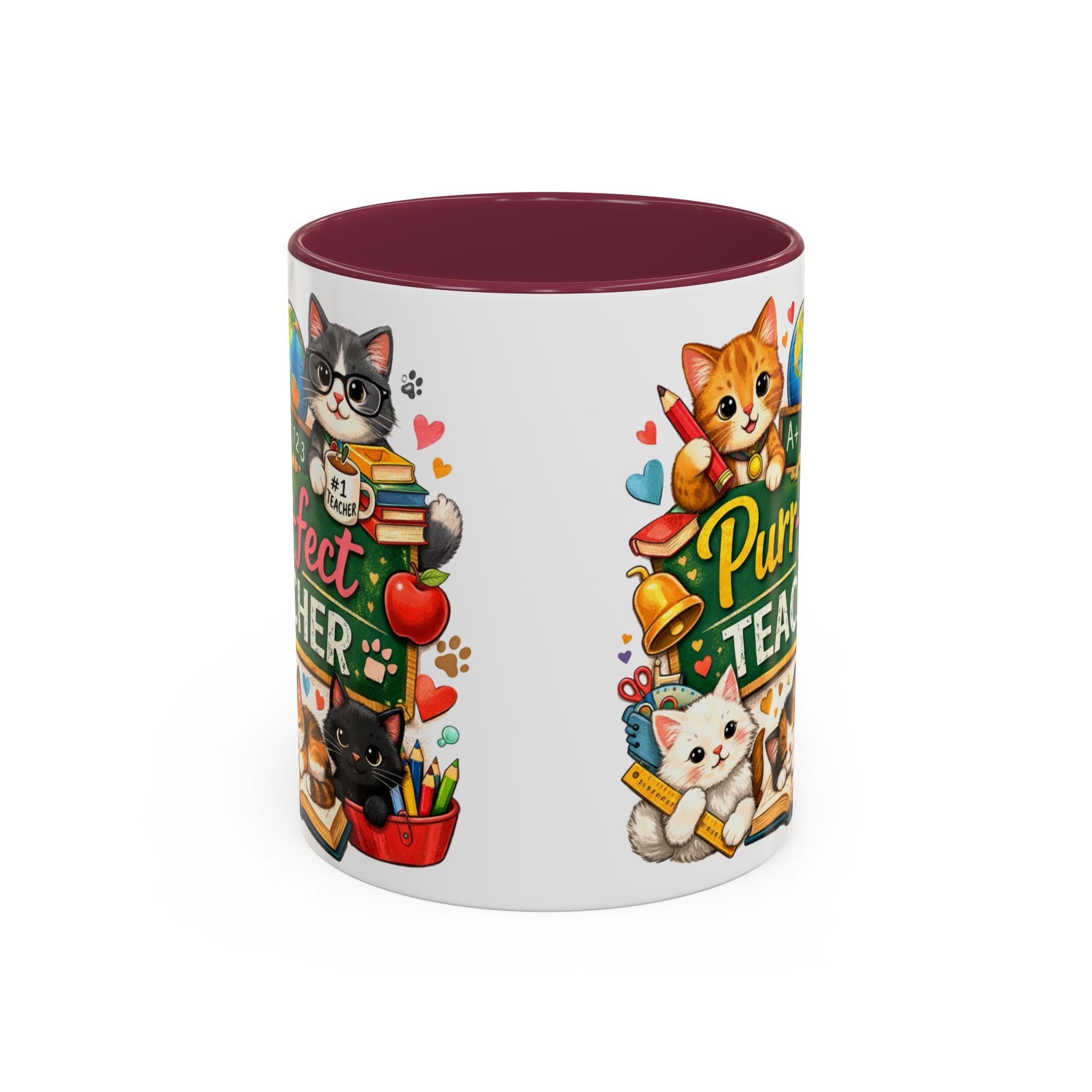 Purr-fect Teacher Mug | Cat Classroom Design, 11oz or 15oz