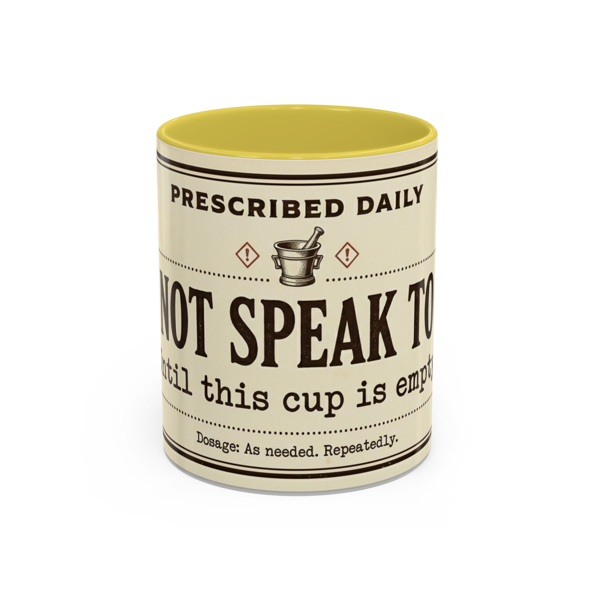 Do Not Speak To Me Mug | Prescription Coffee Mug, Funny Morning Quote