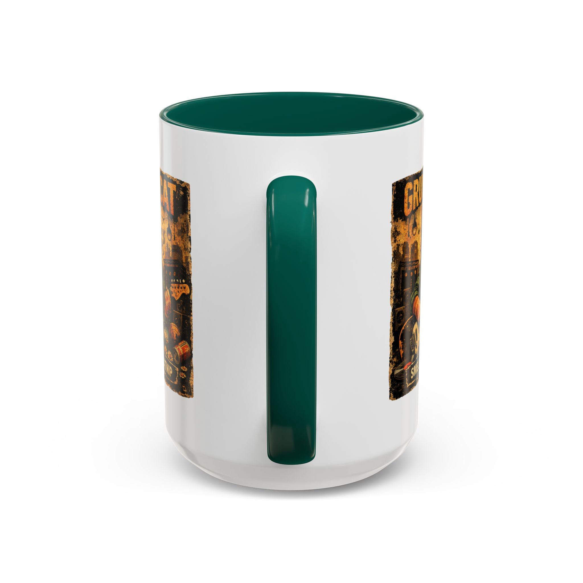 Grunge Cat Smells Like Catnip Mug | Ceramic Coffee Cup